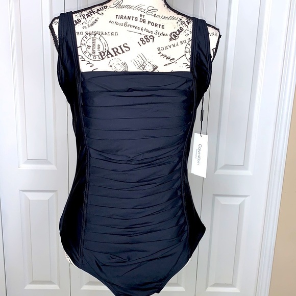 CALVIN Klein Women’s Swimwear Black 14 - Picture 2 of 10